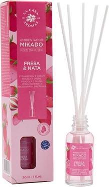Produktbild La Casa de los Aromas Fragrance Sticks Strawberry And Cream 30ml (30 ml)