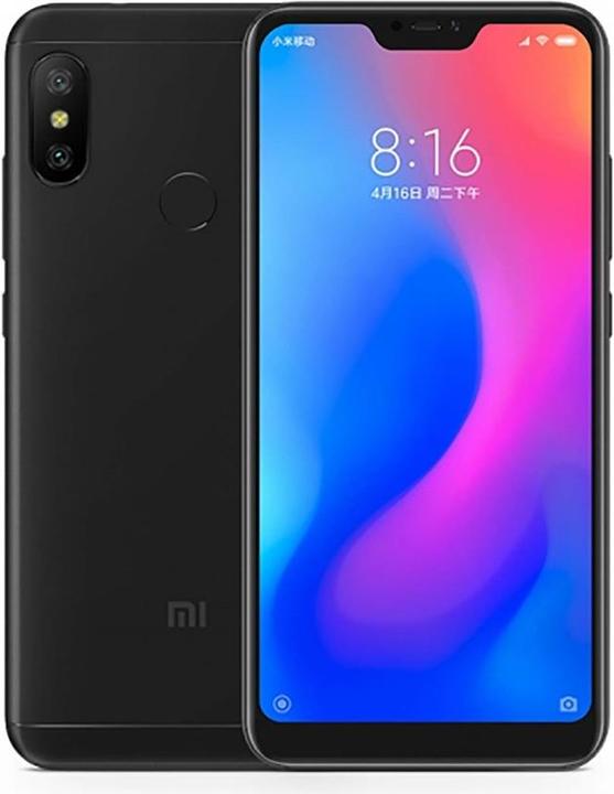 Xiaomi Mi A2 Lite (64 GB, Black, 5.84", Dual SIM + SD, 12 Mpx, 4G)