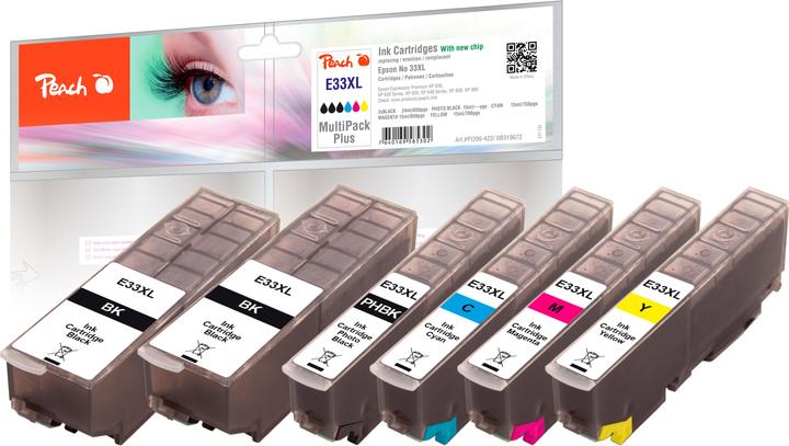 Produktbild Peach 33XL Multipack (M, BK, PBK, Y, C)