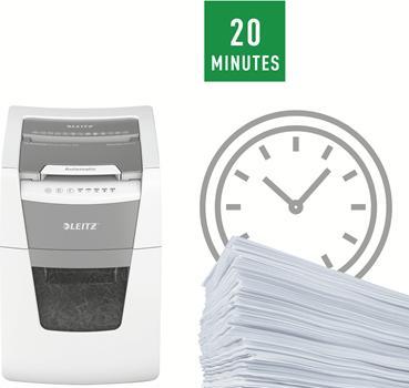 Immagine prodotto Leitz Shredder IQ Autofeed Small Office 100 micro taglio 2 x 15 mm 34 l Numero di fogli (max.): Sich (Microtaglio)