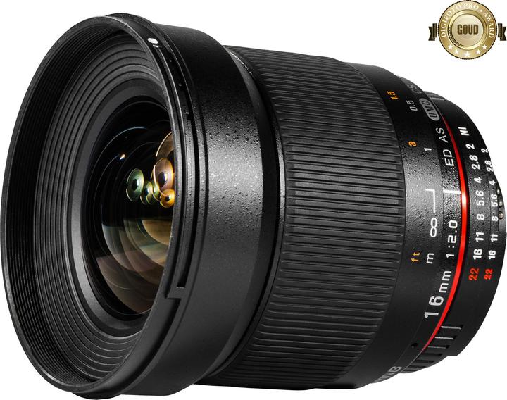 Produktbild Samyang 16mm f/2 ED AS UMC CS - Nikon F (Nikon DX, Nikon F, APS-C / DX)