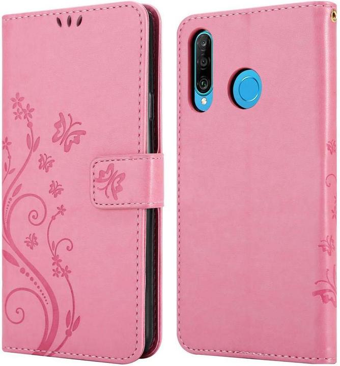Image du produit Cadorabo Couverture du livre de fleurs (Huawei P30 Lite)
