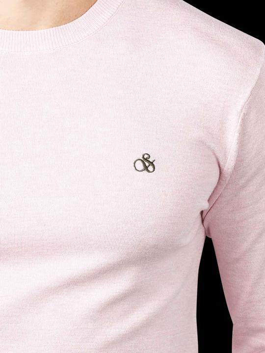 Actual product image Scotch & Soda Viscose Polyamid Pullover Crew Neck Rose (XXL)