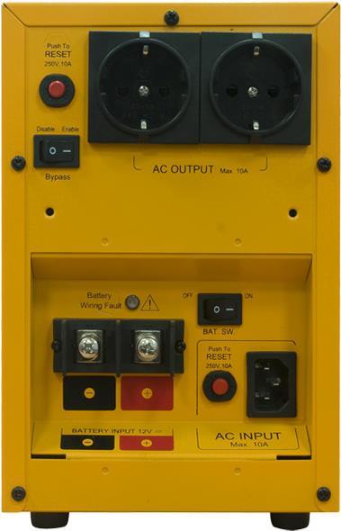 Image du produit Cyberpower CPS1000E Alimentation sans interruption (ASI) Double convertisseur (en ligne) 1000 VA 2 sorties AC (1000 VA, 700 W, Double convertisseur en ligne Onduleur)