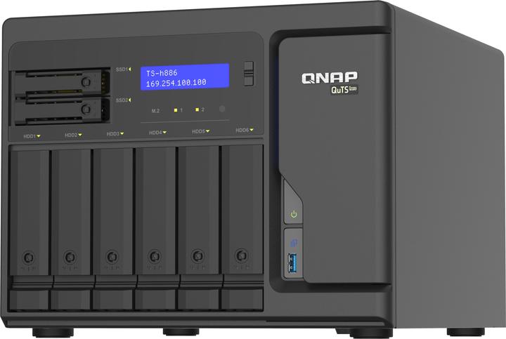 Produktbild QNAP TS-h886-D1622-16G (0 TB)