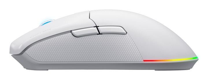 Actual product image Hator Pulsar 3 Wireless, white - Optical Yellow 100M Switches PixArt PMW 3311 (HTM631) (Wireless)