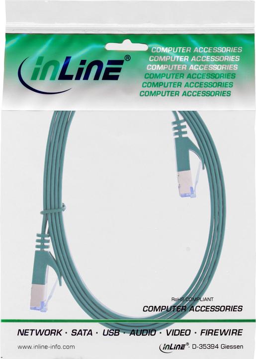 Actual product image InLine Patch cable RJ-45 (M) to RJ-45 (M) (U/FTP, CAT6a, 0.50 m)