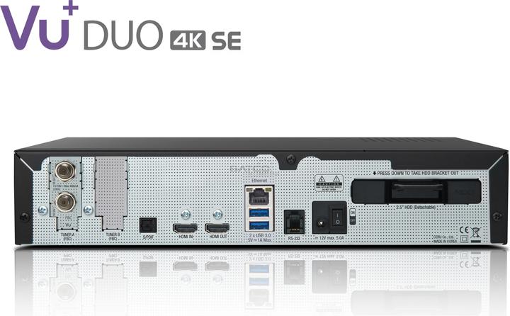 Image du produit Vu+ Duo 4K SE (4 Go, DVB-S2, Arbre CI)