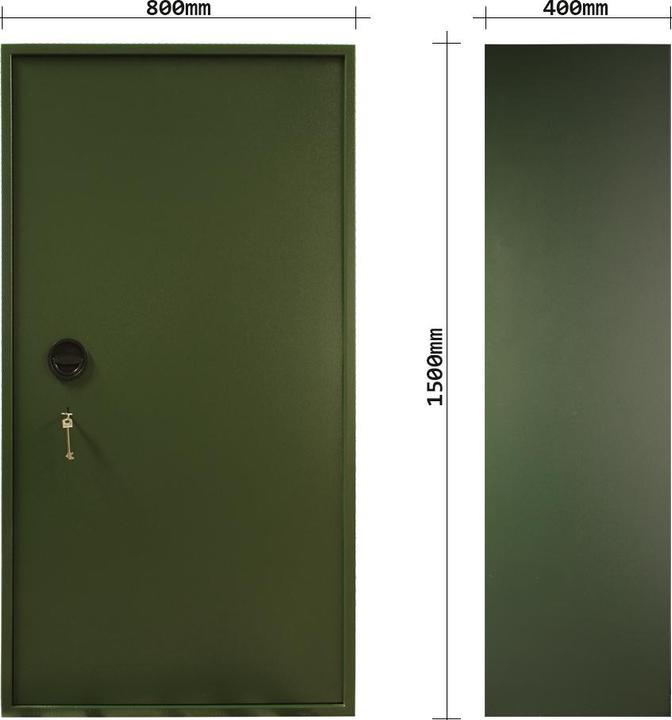 Image du produit Rottner Armoire à munitions Armoire à fusils Montana 10 Serrure à double panneton (370 l)