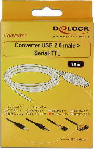 Immagine prodotto Delock Spina USB > presa TTL a 6 pin 3.3V