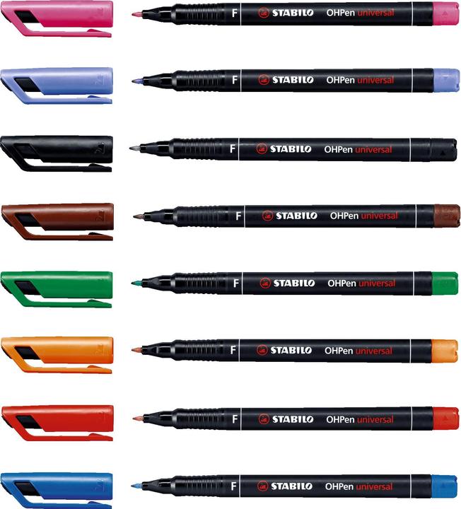 Actual product image STABILO OHPen universal foil pen permanent (Black, 0.70 mm, 1 x)