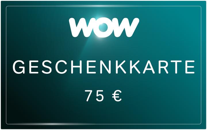 Produktbild WOW TV Streaming Geschenkkarte (75 EUR)