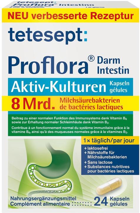 Tetesept Proflora Darm Aktiv-Kulturen (24 Stück, Kapseln, 12.80 g)