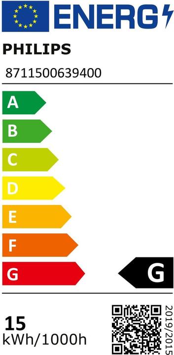 Energie-Label Philips Master (G5, 14 W, 1200 lm, 1 x, G)