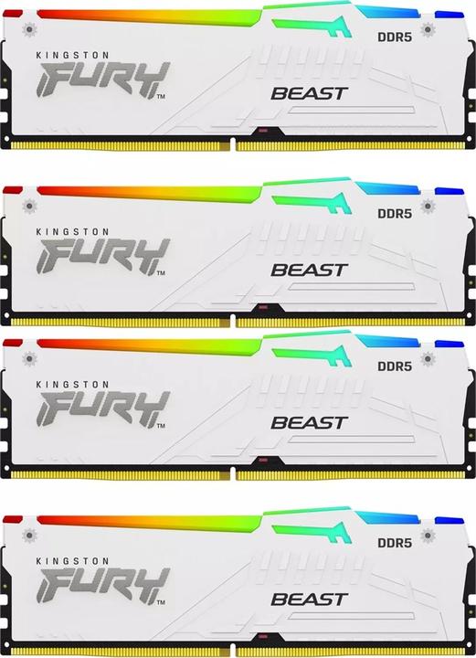 Produktbild Kingston Fury Beast (4 x 32GB, 5600 MHz, DDR5-RAM, DIMM)