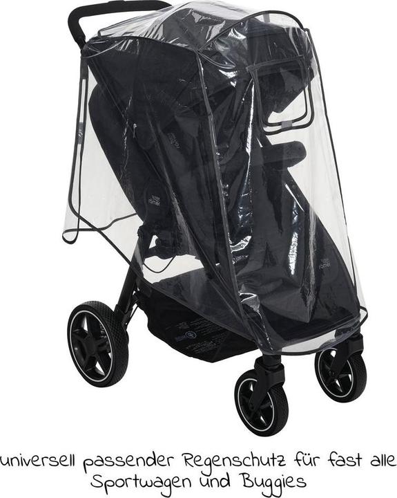 Produktbild Diago Universal Regenschutz für Buggy & Sportwagen mit verschliessbarem Regenschutz