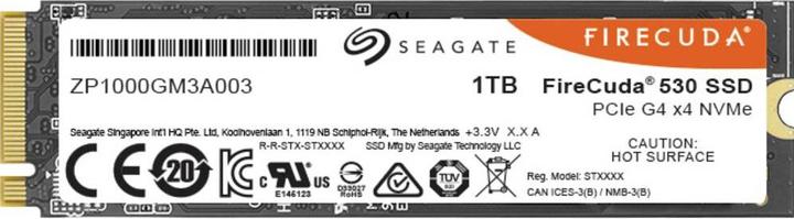 Actual product image Seagate FireCuda 530 (4000 GB, M.2 2280)