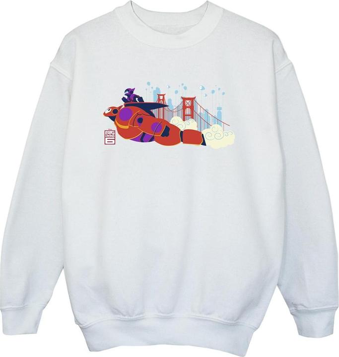 Disney Big Hero 6 Baymax Hiro Bridge Sweatshirt Jungen