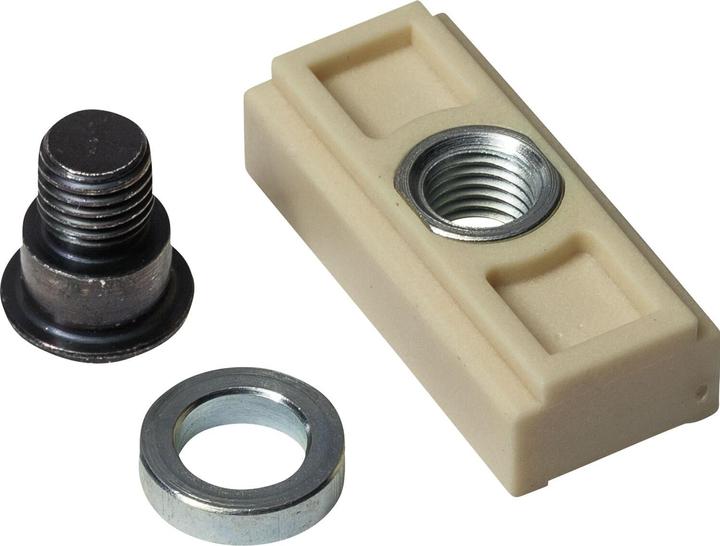 Dormakaba Pezzo scorrevole + vite per guide di scorrimento G 96 N 20 (Porta camera, Porta d'ingresso, Porta di legno, Portafinestra)