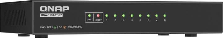 Image du produit QNAP QSW-1108-8T-R2 8 port 2.5Gbps auto nego (8 Ports)