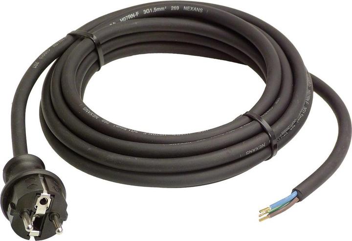 Actual product image As - Schwabe Cable with plug AS-SCHWABE H07RN-F 3G1.5 4.5m (4.50 m)