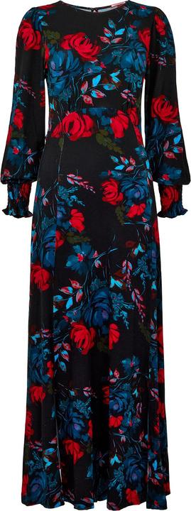 Joe Browns PETITE Floral Tie-Waist Puff Sleeve Maxi Dress