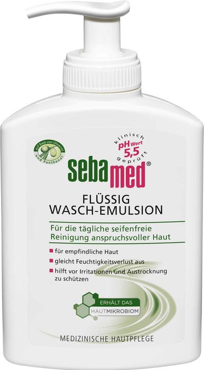 Sebamed Sebmed, medizinische Olivenwaschemulsion, 200 ml (Waschcrème, 200 ml)