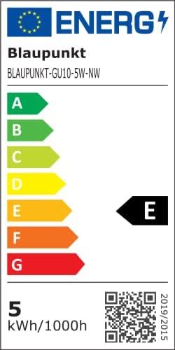 Energie-Label Blaupunkt Reflektor (GU10, 5 W, 475 lm, 1 x, E)