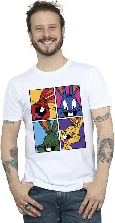 Immagine prodotto Looney Tunes Bugs Pop Art Maglietta Uomo (4XL)