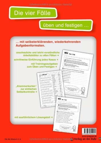 Produktbild Die vier Fälle Nominativ, Genitiv, Dativ, Akkusativ üben u (Deutsch, Ann Cathrin Thanuskody, Saskia Kistner, 2014)