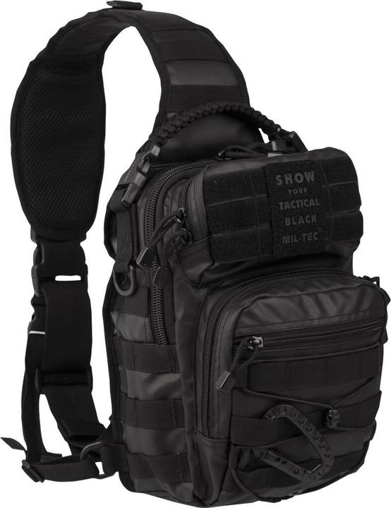 Immagine prodotto Mil-tec Zaino d'assalto con una sola cinghia M Tactical Black (10 l)