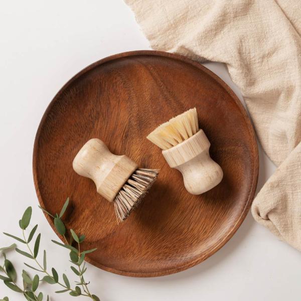 Image du produit Jungle Culture Brosses à vaisselle en bambou | Set de 2 brosses à vaisselle (2 pcs)