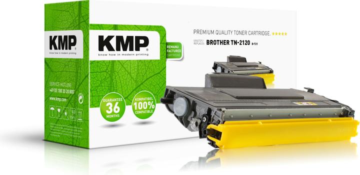 Produktbild KMP B-T21 Toner kompatibel mit Brother TN-2120 (BK)