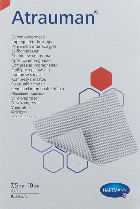Actual product image IVF Hartmann Salbenkompressen 7.5x10cm steril