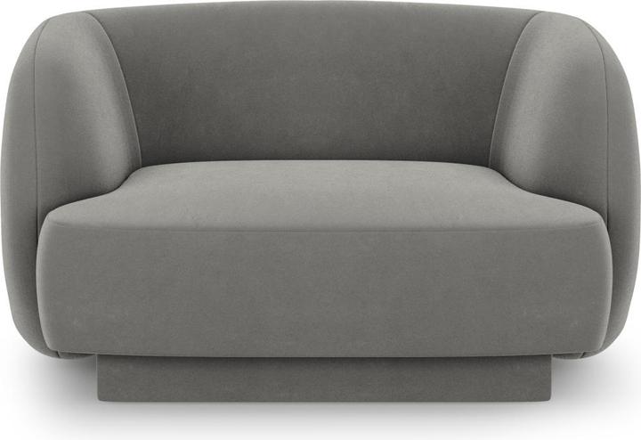 Actual product image Micadoni Velvet Armchair, "Miley", 1 Seat, 103x90x70Made in Europe (2 person sofa, 3-seater, 4-seater)