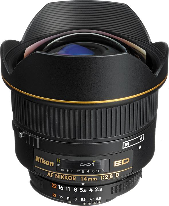 Produktbild Nikon Nikkor 14mm f/2.8D ED AF (EU) (Nikon F, APS-C / DX, Vollformat)
