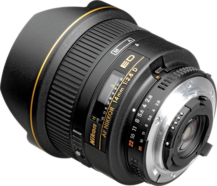 Produktbild Nikon Nikkor 14mm f/2.8D ED AF (EU) (Nikon F, APS-C / DX, Vollformat)