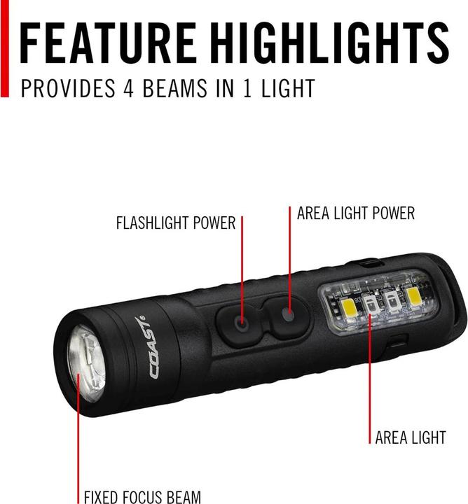 Actual product image Coast KL30R (8.10 cm, 500 lm)