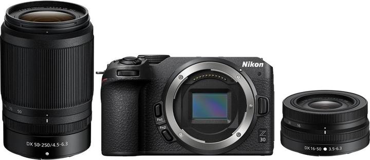 Nikon Z 30 Kit (16-50 mm 50-250 mm VR) (16 - 50 mm, 20.90 Mpx, DX)