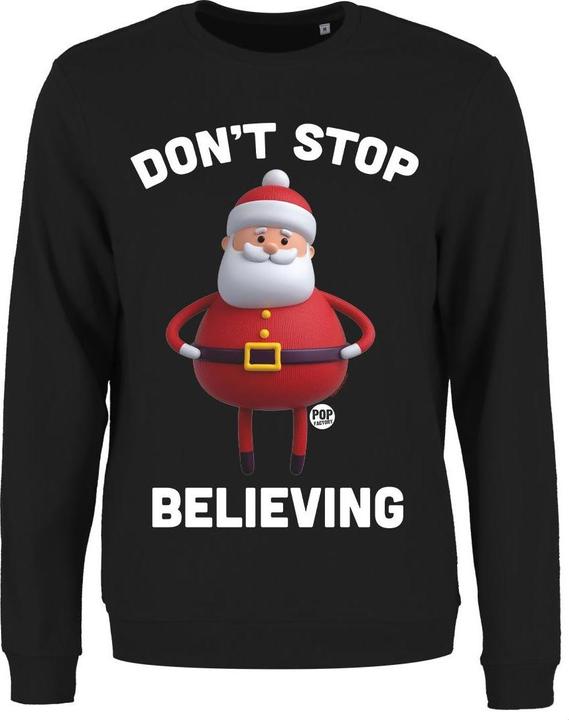 Immagine prodotto Pop Factory Don't Stop Believing Maglione Natale Donna (S)