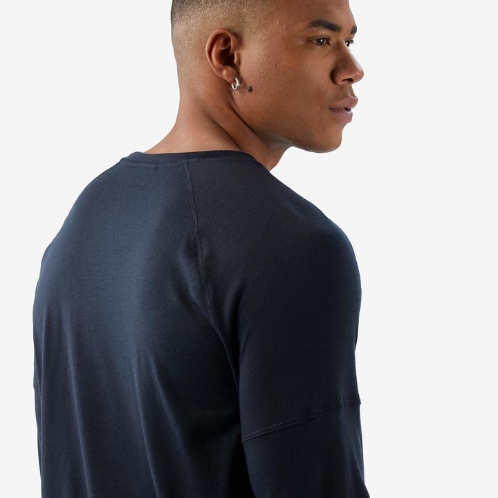 Actual product image Forclaz Langarmshirt Herren - Merino Resist dunkelblau (M)