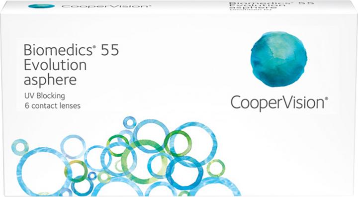 Produktbild Biomedics 55 Evolution (6 Stück, Monatslinse, Sphärisch)