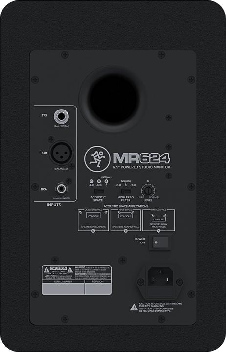 Actual product image Mackie Mr624 (Active, 1 pc., 1x 65 W)