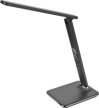 Actual product image Olight Solight LED stolná lampička s displejom, 9W, voľba teploty svetla, koža, čierna (500 lm)