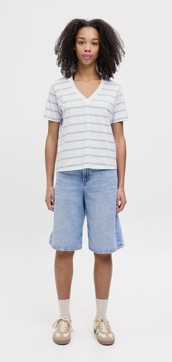 Produktbild JJXX Jxannie Reg Vneck Stripe Ss Tee Jrs Sn (L)