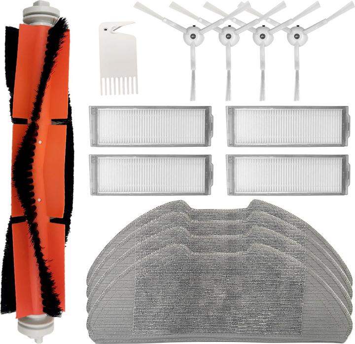 Roboparts Zubehör Set für Xiaomi Mi Mop 2 Lite/Mop 2 Pro - weiss