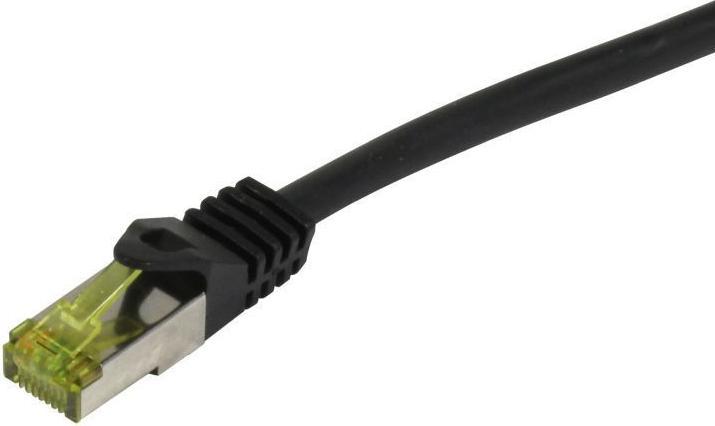 Actual product image Synergy 21 Synergy patch cable RJ45, CAT6A 500Mhz, 1.5m, black, S-STP(S/FTP), PUR Indoor/Outdoor/Indu (UV/Wate (S/FTP, CAT6a, 1.50 m)