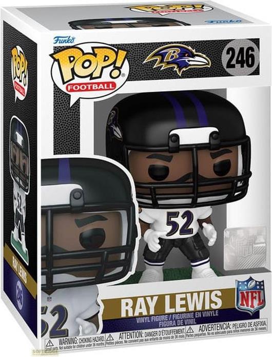 Actual product image Funko POP! NFL Legends: Ravens - Ray Lewis - Vinyl Collectible Figure - Gift Idea - Official Retailer