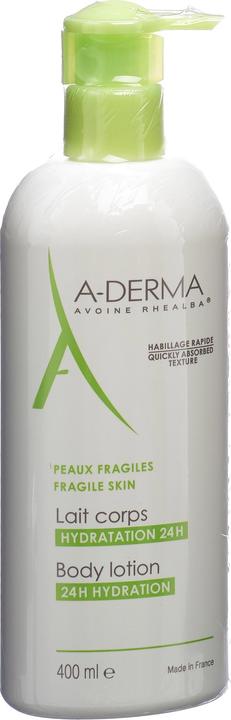 A-Derma Feuchtigkeitsspendende Körpermilch Körpermilch (Körpercreme, 400 ml)