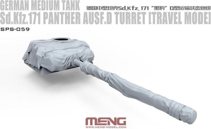 Produktbild Meng-Model German Medium Tank Sd.Kfz.171 Panther Ausf.D Turret(Travel Mode)(RESIN)